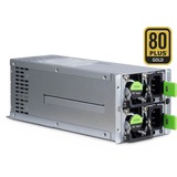 Inter-Tech ASPOWER R2A-DV0550-N, 550 Watt voeding Grijs