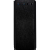 Inter-Tech H-606 Tower-behuizing Zwart | 2x USB-A 3.2 (5 Gbit/s) | 2x Audio