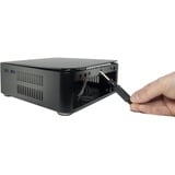 Inter-Tech ITX A80 HTPC behuizing Zwart | 2x USB-A