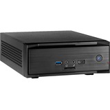 Inter-Tech ITX MW-01 II HTPC behuizing Zwart | 1x USB-A | 1x USB-C