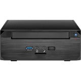 Inter-Tech ITX MW-02 II HTPC behuizing Zwart | 1x USB-A | 1x USB-C