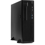 Inter-Tech IT-502 HTPC behuizing Zwart | 2x USB-A 2.0 | 2x USB-A 3.2 (5 Gbit/s) | 2x Audio