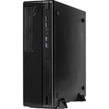 Inter-Tech IT-502 HTPC behuizing Zwart | 2x USB-A 2.0 | 2x USB-A 3.2 (5 Gbit/s) | 2x Audio