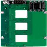 Inter-Tech SC-4100 Cube-behuizing Zwart | USB-A 2.0 | USB-A 3.2 (5 Gbit/s)