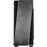 Inter-Tech T-11 TELEVEN Tower-behuizing Zwart | 2x USB-A 2.0 | USB-A 3.2 (5 Gbit/s) | 2x Audio | Window-kit