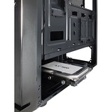 Inter-Tech W-III RGB Tower-behuizing Zwart | 2x USB-A 2.0 | USB-A 3.2 (5 Gbit/s) | 2x Audio | Window-kit