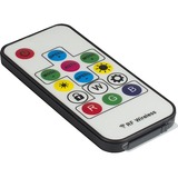 Inter-Tech W-III RGB Tower-behuizing Zwart | 2x USB-A 2.0 | USB-A 3.2 (5 Gbit/s) | 2x Audio | Window-kit