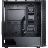 Inter-Tech W-III RGB Tower-behuizing Zwart | 2x USB-A 2.0 | USB-A 3.2 (5 Gbit/s) | 2x Audio | Window-kit