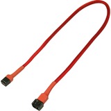 Nanoxia 3-Pin Koeler verlengkabel 30 cm Rood