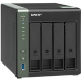 QNAP TS-431KX-2G nas Zwart, 2x LAN, 1 x 10GbE SFP+, USB