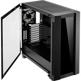 Sharkoon ELITE SHARK CA200G Big Tower behuizing Zwart | 4x USB-A | RGB | Window