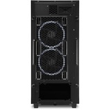 Sharkoon REV220 Tower-behuizing Zwart | 2x USB-A 2.0 | 2x USB-A 3.2 (5 Gbit/s) | 2x Audio | Window-kit
