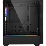 Sharkoon RGB LIT 200 Tower-behuizing Zwart | USB 3.2 | Window-Kit