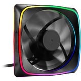 Sharkoon RGB SHARK Lights case fan Zwart, 120 x 120 x 25 mm