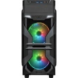 Sharkoon VG7-W RGB midi tower behuizing Zwart | 2x USB-A | RGB | Window