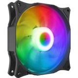 SilentiumPC Stella HP ARGB 120 PWM case fan Zwart/wit, 4-pins PWM aansluiting