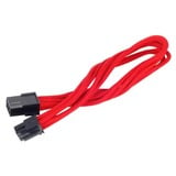 SilverStone 6-Polig PCIe verlengkabel Rood, 25 centimeter, PP07-IDE6R, Lite retail