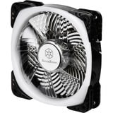 SilverStone AP124-ARGB case fan Zwart/transparant, 4-pins PWM aansluiting