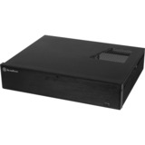 SilverStone ML04B HTPC behuizing Zwart | 2x USB-A