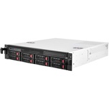 SilverStone RM21-308 Rack behuizing Zwart | 1x USB-A 2.0 | 1x USB-A 3.2 (5 Gbit/s)