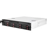 SilverStone RM21-308 rack behuizing Zwart | 1x USB-A 2.0 | 1x USB-A 3.2 (5 Gbit/s)