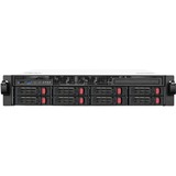 SilverStone RM21-308 rack behuizing Zwart | 1x USB-A 2.0 | 1x USB-A 3.2 (5 Gbit/s)