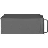 SilverStone RM42-502 rack behuizing Zwart | 2x USB-A 3.2 (5 Gbit/s) | 1x USB-C 3.2 (5 Gbit/s) | 2x Audio