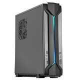 SilverStone RVZ03B-ARGB tower-behuizing Zwart, 2x USB-A 3.2 (5 Gbit/s), 2x Audio