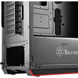 SilverStone Redline SST-RL07B-G Tower-behuizing Zwart | 2x USB-A 2.0 | 2x USB-A 3.2 (5 Gbit/s) | 2x Audio | Window-kit