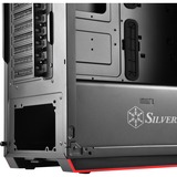 SilverStone Redline SST-RL07B-G Tower-behuizing Zwart | 2x USB-A 2.0 | 2x USB-A 3.2 (5 Gbit/s) | 2x Audio | Window-kit