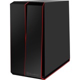 SilverStone Redline SST-RL07B-G Tower-behuizing Zwart | 2x USB-A 2.0 | 2x USB-A 3.2 (5 Gbit/s) | 2x Audio | Window-kit