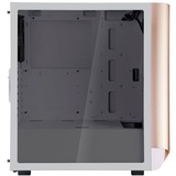 SilverStone SETA A1 midi tower behuizing Wit/roségoud | 2x USB-A | 1x USB-C | RGB | Tempered Glass