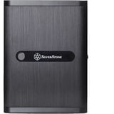 SilverStone SST-DS380B mini tower behuizing Zwart | 2x USB-A