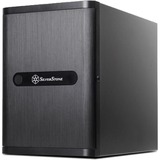 SilverStone SST-DS380B tower-behuizing Zwart, USB 3.0