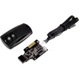 SilverStone SST-ES02-USB afstandsbediening Zwart