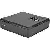 SilverStone SST-FTZ01B Desktop behuizing Zwart | 2x USB-A 3.2 (5 Gbit/s) | 2x Audio