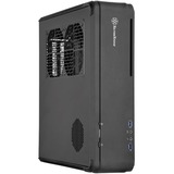 SilverStone SST-FTZ01B Desktop behuizing Zwart | 2x USB-A 3.2 (5 Gbit/s) | 2x Audio