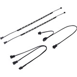 SilverStone SST-LS03 ledstrip Zwart, 2 stuks
