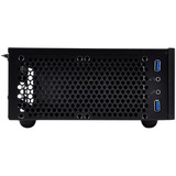 SilverStone SST-ML09B HTPC behuizing Zwart | 2x USB-A