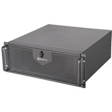 SilverStone SST-RM42-502 rack, serverbehuizing Zwart, 2x USB-A 3.2 (5 Gbit/s), USB-C 3.2 (5 Gbit/s), 2x Audio