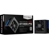 SilverStone SST-ST1000-PTS modulaire 1000 watt voeding  Zwart, 8x PCIe
