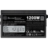 SilverStone SST-ST1200-PTS modulaire 1200 watt voeding  Zwart, 8x PCIe