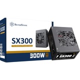 SilverStone SST-SX300-B 300W voeding  Zwart, 1x PCIe