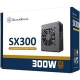 SilverStone SST-SX300-B 300W voeding  Zwart, 1x PCIe
