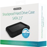 Sitecom USB 3.0 Shockproof Hard Drive Case SATA 2.5" externe behuizing Zwart, MD-396