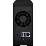 Synology DiskStation DS118 nas Zwart, 2x USB-A 3.2 (5 Gbit/s), LAN, 4K