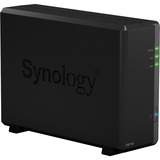 Synology DiskStation DS118 nas Zwart, 2x USB-A 3.2 (5 Gbit/s), LAN, 4K