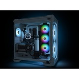 Thermaltake Pure Duo 12 ARGB Sync Radiator Fan case fan Zwart/transparant, 2 stuks, 4-pins PWM fan-connector