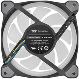 Thermaltake Riing Duo 12 RGB Radiator Fan (3-Fan Pack) case fan Zwart, 3 stuks, 4-pins PWM aansluiting