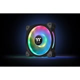 Thermaltake Riing Duo 12 RGB Radiator Fan (3-Fan Pack) case fans Zwart, 3 stuks, 120 x 120 x 25 mm, PWM